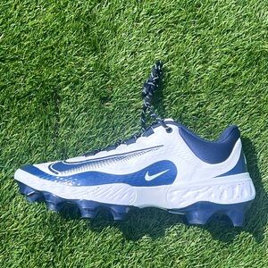 FD6225-107 Nike Alpha Huarache Elite 4 Low MCS Baseball Cleats Navy NO BOX